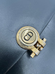 CHRISTIAN DIOR Vintage Flap Bag Black