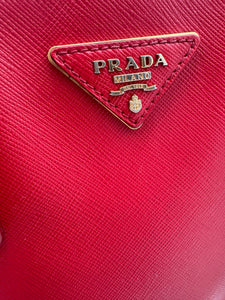 Prada Saffiano Leather Top Handle Bag