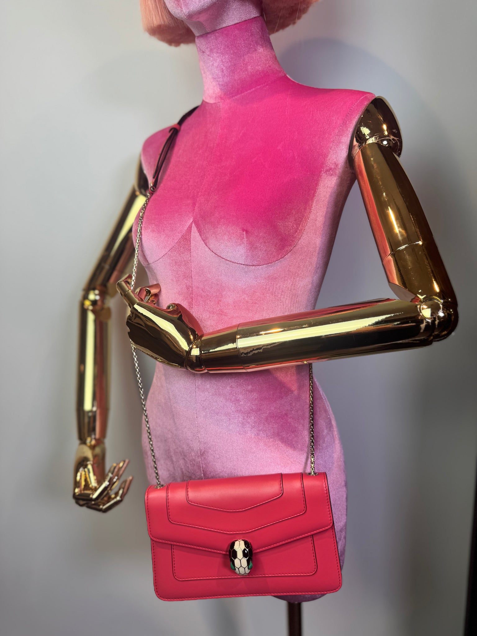 BVLGARI Serpenti Forever Bag Pink