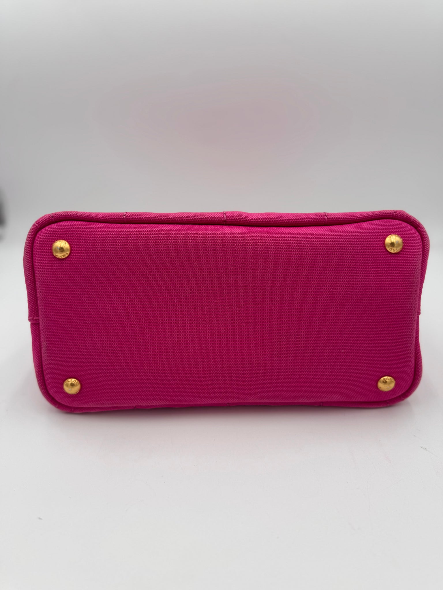PRADA Canapa Tote Pink