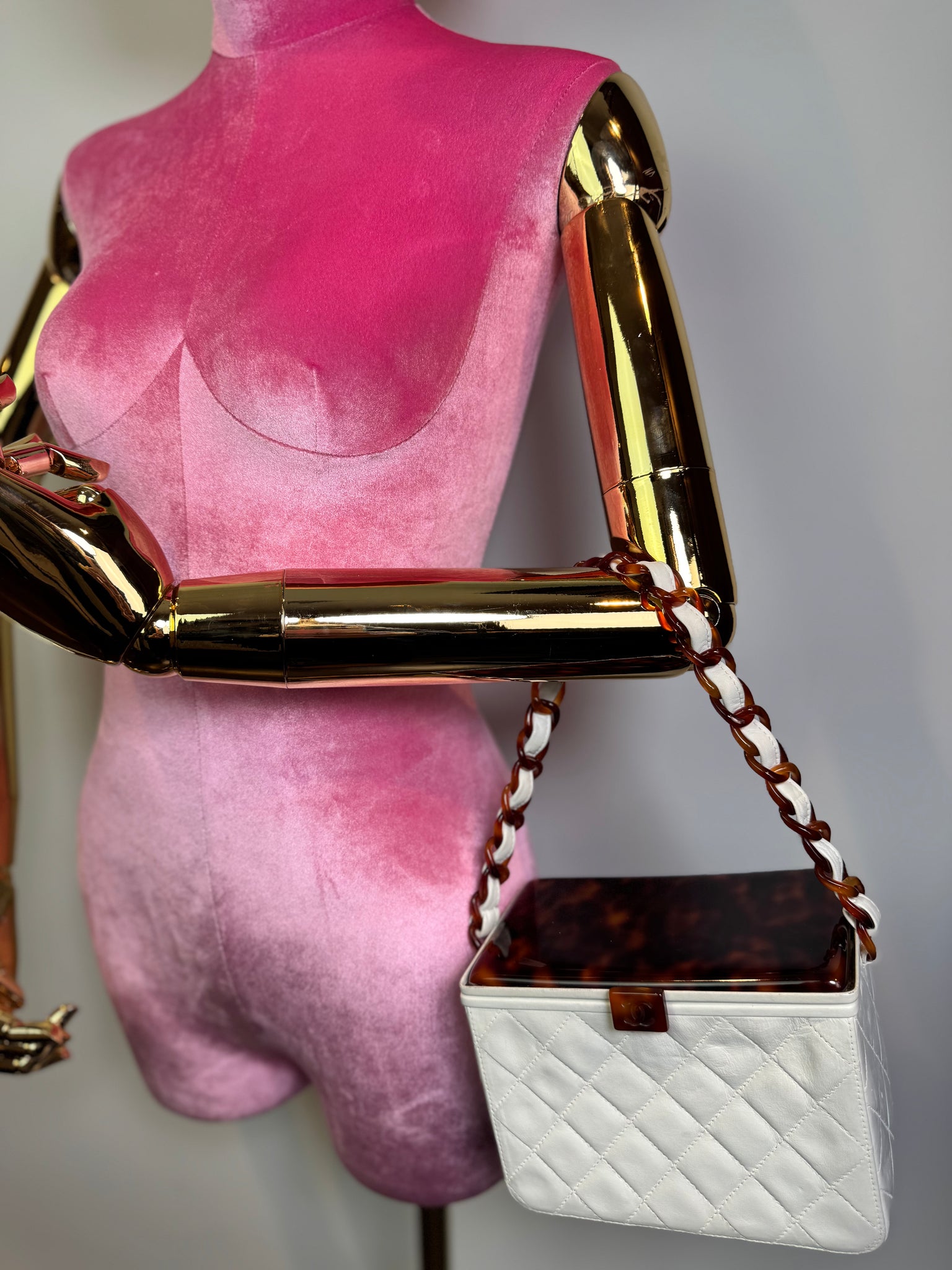 CHANEL Tortoise Box Bag