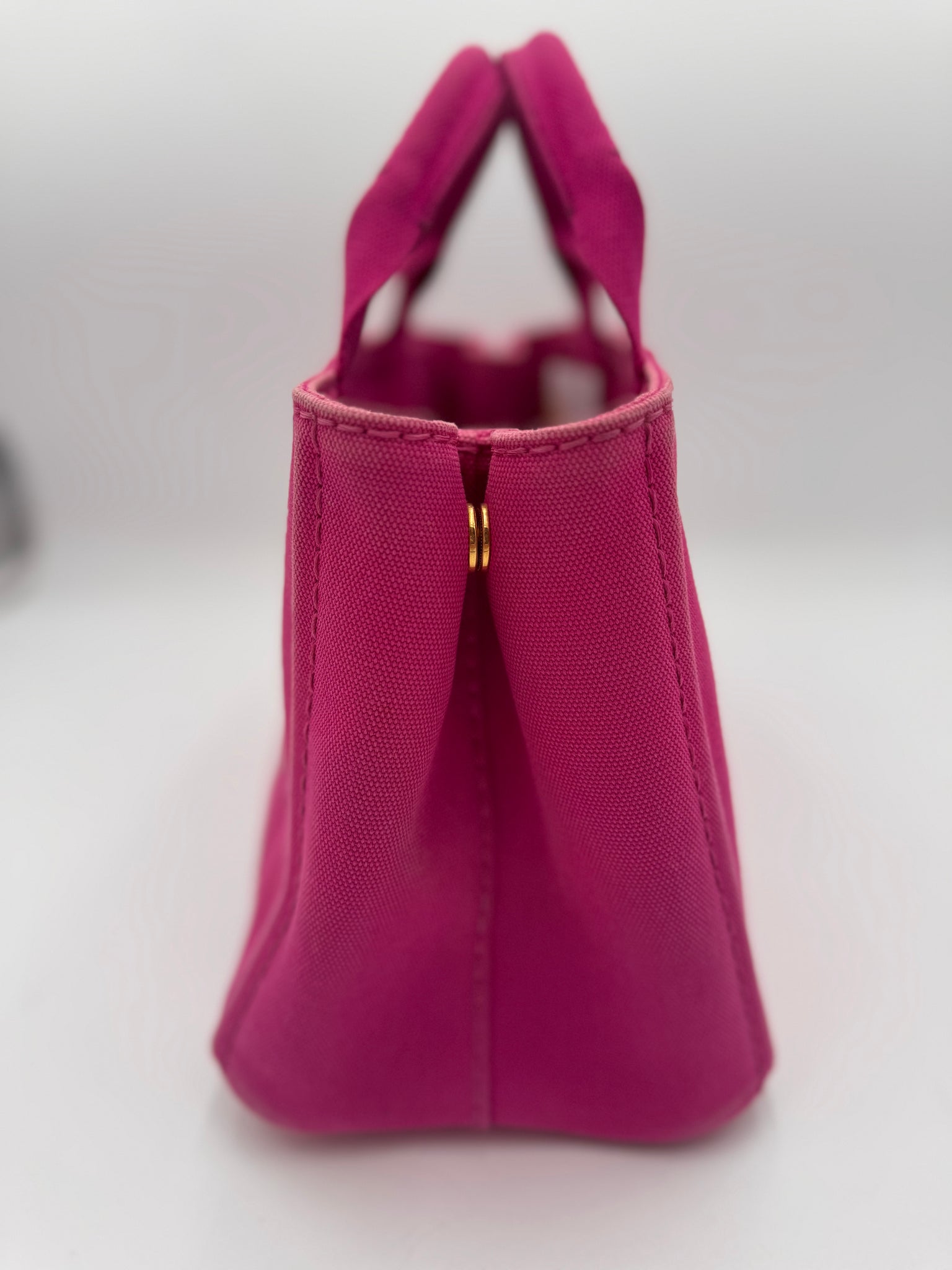 PRADA Canapa Tote Pink