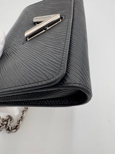 LOUIS VUITTON Epi Leather Twist wallet on Chain