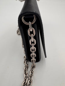 LOUIS VUITTON Epi Leather Twist wallet on Chain