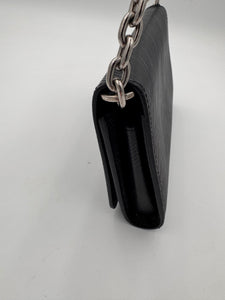 LOUIS VUITTON Epi Leather Twist wallet on Chain
