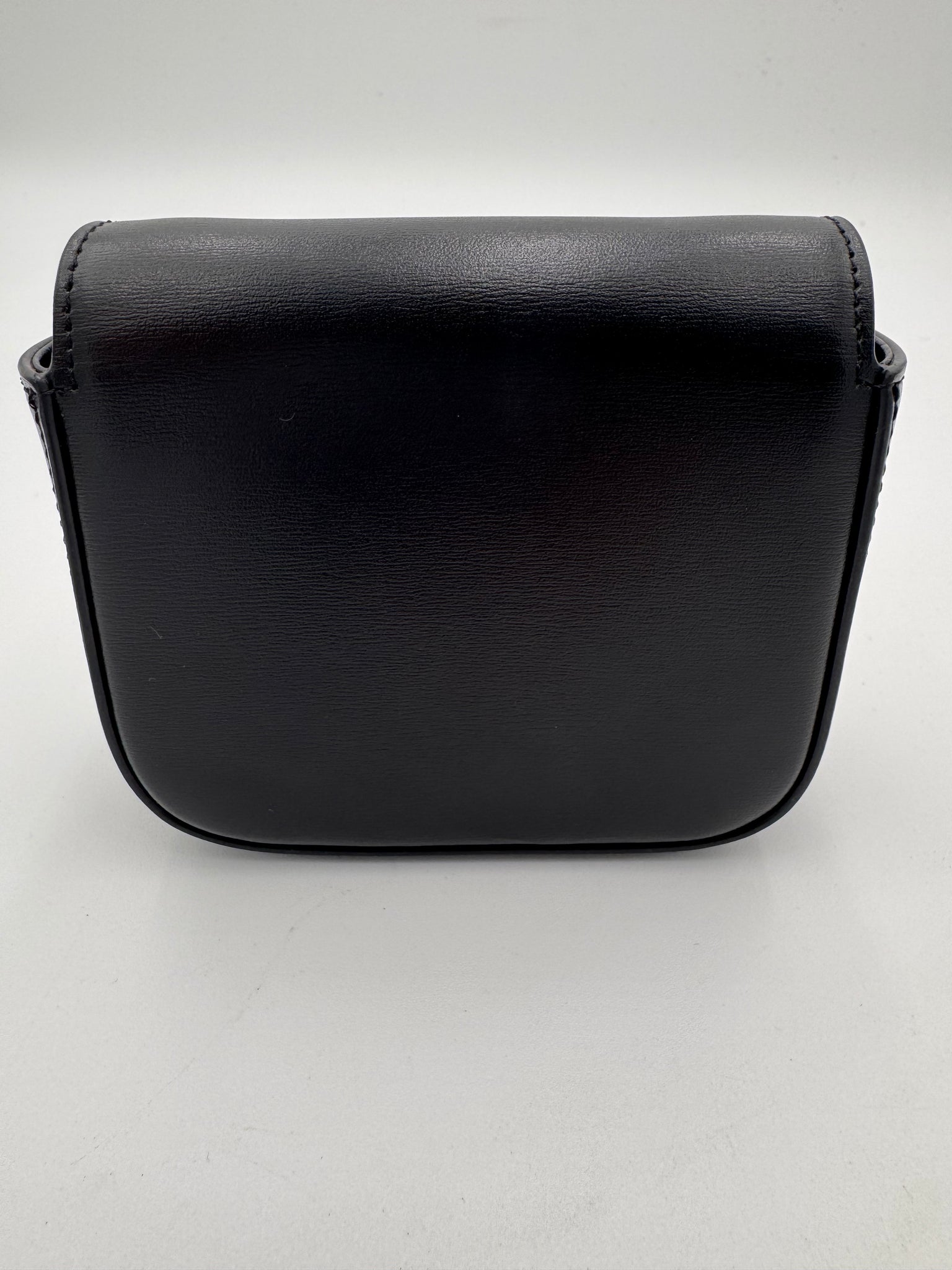 CELINE Shiny Calfskin Mini Claude Black
