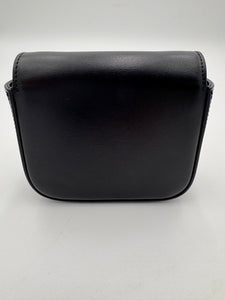CELINE Shiny Calfskin Mini Claude Black
