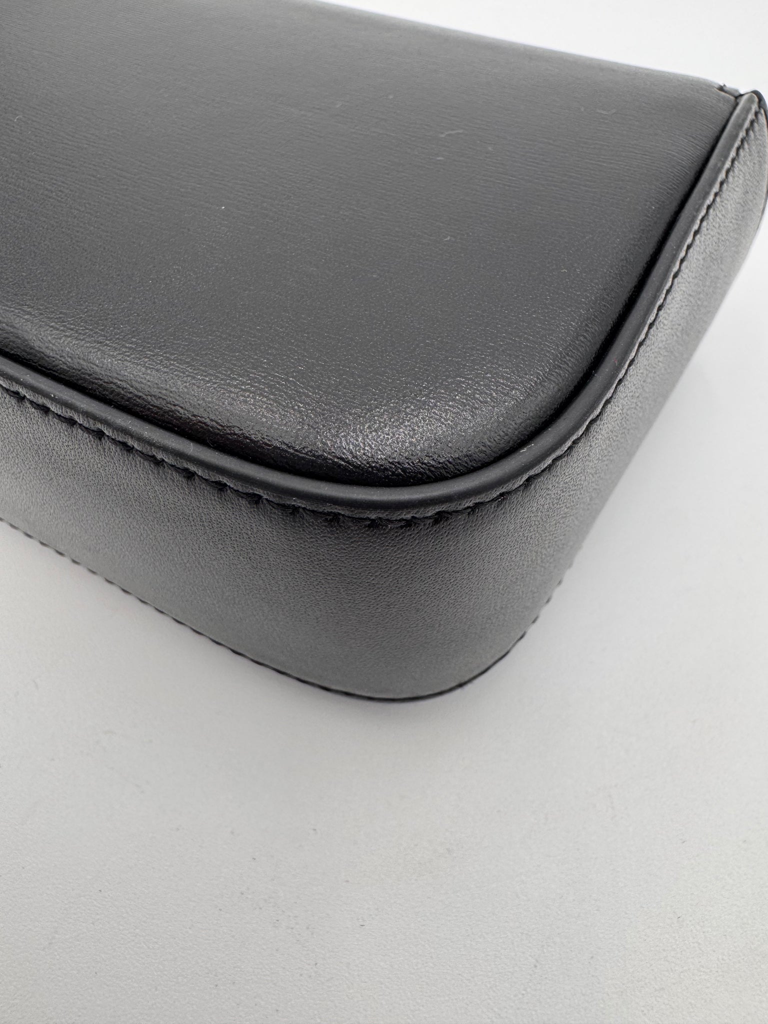 CELINE Shiny Calfskin Mini Claude Black