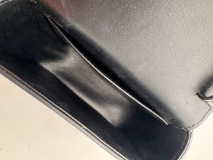 CELINE Shiny Calfskin Mini Claude Black