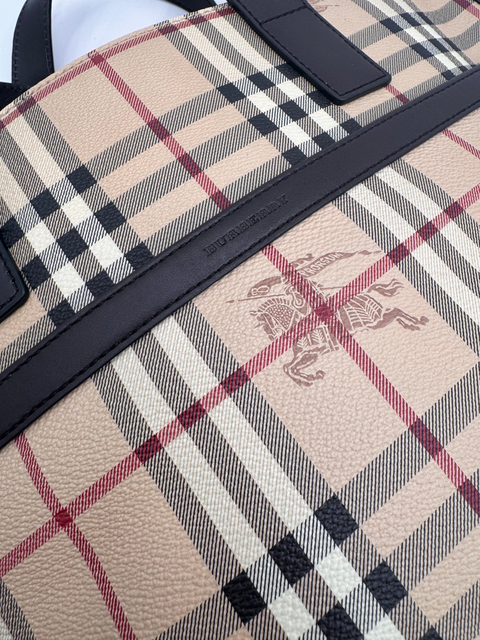 BURBERRY Nova Check Tote
