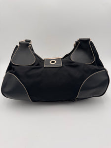PRADA Buckle Shoulder Bag Black