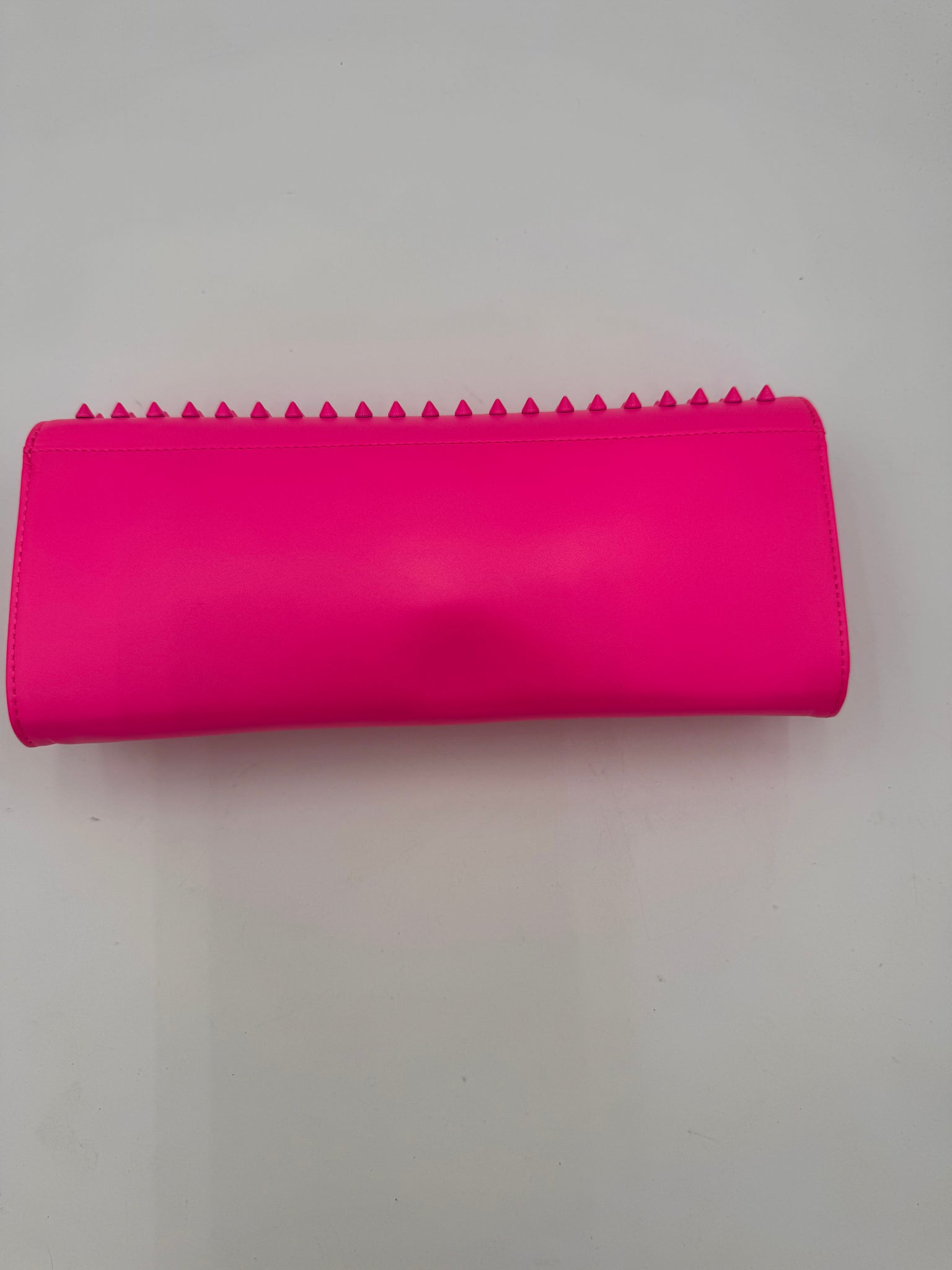 TED BAKER Studded Clutch Neon Pink