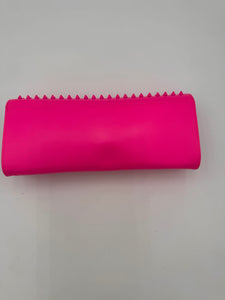TED BAKER Studded Clutch Neon Pink