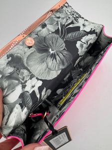 TED BAKER Studded Clutch Neon Pink
