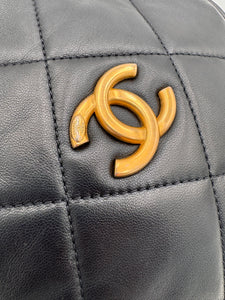 CHANEL Diamond Chain Crossbody Quilted Lambskin Bag Small