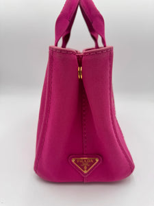 PRADA Canapa Tote Pink
