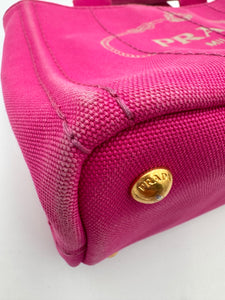 PRADA Canapa Tote Pink