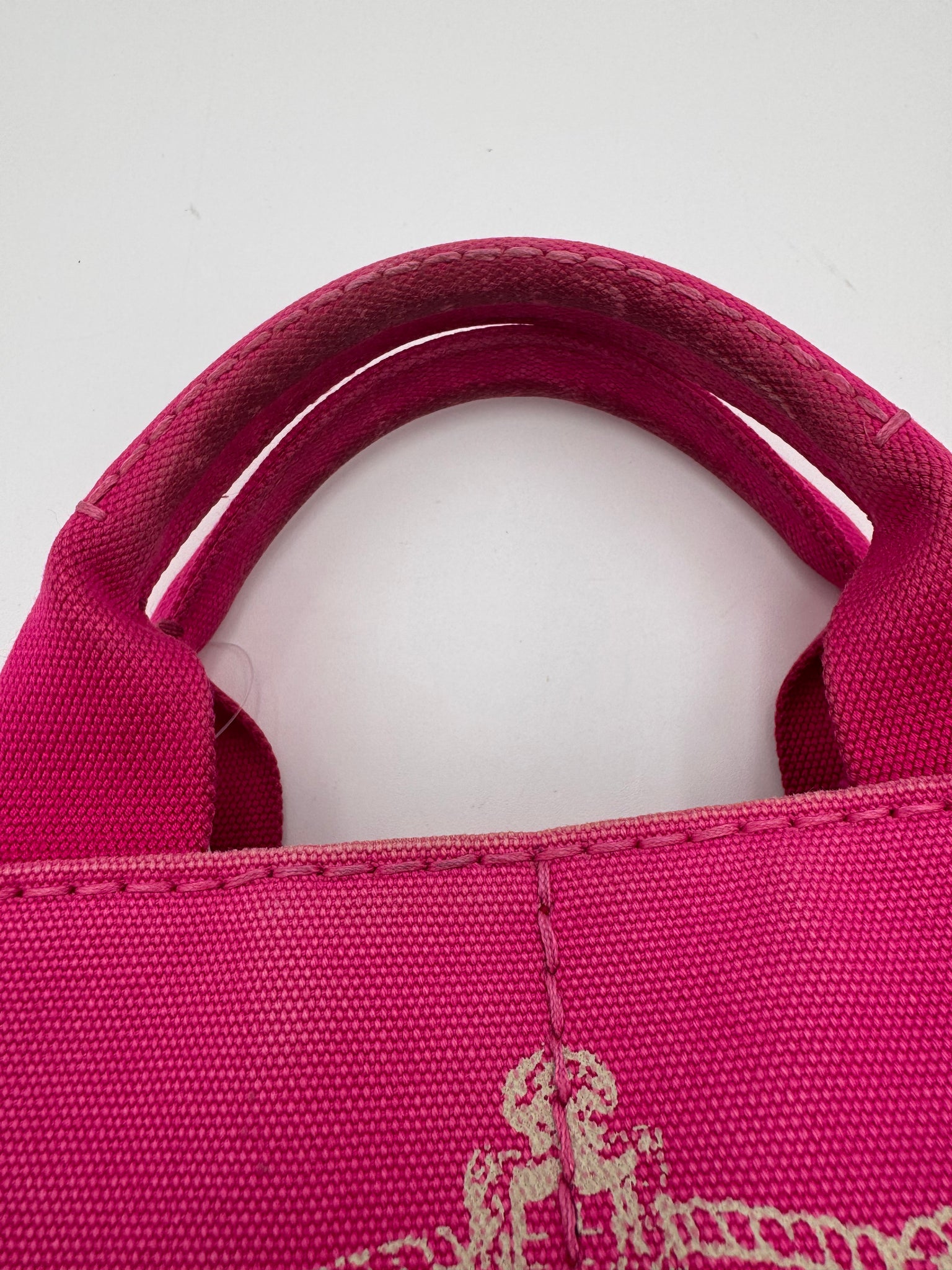 PRADA Canapa Tote Pink