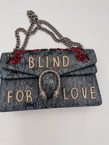 GUCCI Blind For Love Dionysus Embellished Python