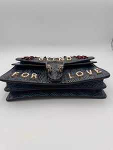 GUCCI Blind For Love Dionysus Embellished Python