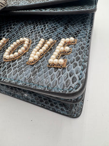 GUCCI Blind For Love Dionysus Embellished Python