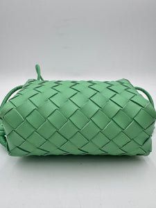 BOTTEGA VENETA Nappa Intrecciato Mini Loop Camera Bag Siren