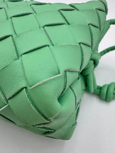 BOTTEGA VENETA Nappa Intrecciato Mini Loop Camera Bag Siren