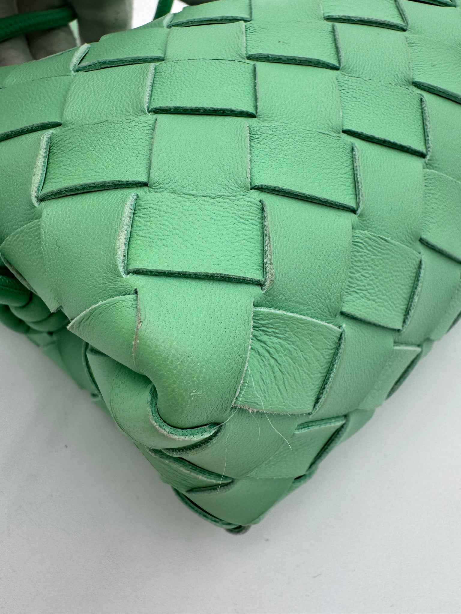 BOTTEGA VENETA Nappa Intrecciato Mini Loop Camera Bag Siren