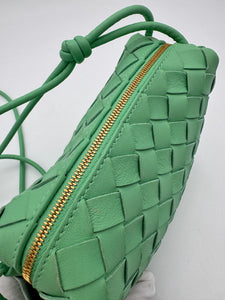 BOTTEGA VENETA Nappa Intrecciato Mini Loop Camera Bag Siren