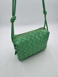 BOTTEGA VENETA Nappa Intrecciato Mini Loop Camera Bag Siren