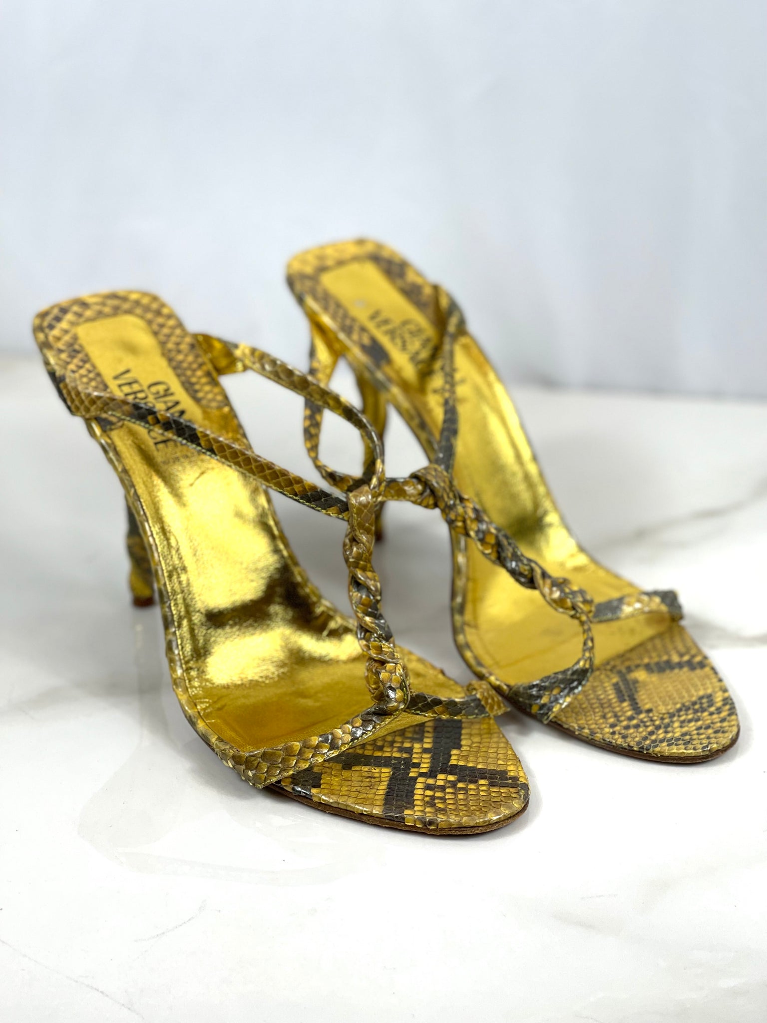 High Heel Sandals White Gold Leaf | White Sandals Gold Chain | White Heels  Gold Chains - Women's Sandals - Aliexpress