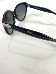 Emilio Pucci - Black Round Sunglasses - 46549546RU - Sunglasses - Emilio  Pucci Eyewear - Avvenice