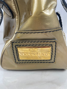 Valentino Brown Leather Vintage Braided Handle Tote Bag | DBLTKE Luxury Consignment Boutique